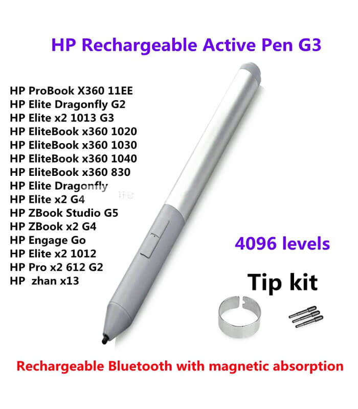 HP Rechargeable Active Pen Specifications