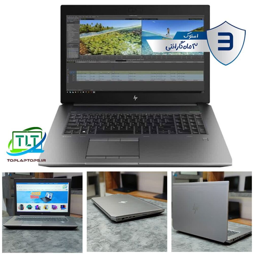 لپ تاپ رندرینگ HP Zbook G6 / Intel Core i7 9850H / 32 GB DDR4 / 512Gb SSD / 16GB NVIDIA Quadro RTX 5000 / 17.1inch FullHD / Stock
