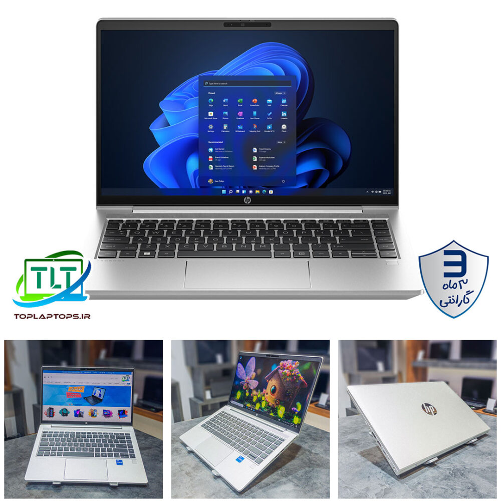 لپ تاپ لمسی مهندسی HP Probook 440 G10 2023 / Core i5-1340P / 8 DDR4 / 512 SSD NVMe / Intel iris Xe / 14 inch / FullHD / OpenBox