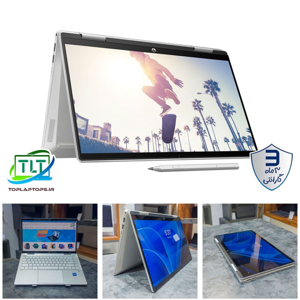 لپ تاپ لمسی 360 درجه ASUS ZenBook Flip S ux370uar / Core i5 8250u / 16Gb DDR4 / 256GB SSD NVMe / intel UHD Graphics 620 / 14 inch / FullHD Touch X360 / Stock