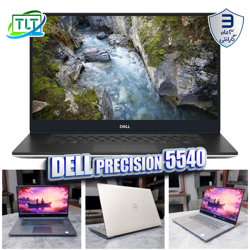 لپ تاپ لمسی Dell Precision 5540 / Core i7 9850H / 16DDR4 / 512SSD / Quadro T1000 / 15.6inch 4k Touch / Stock