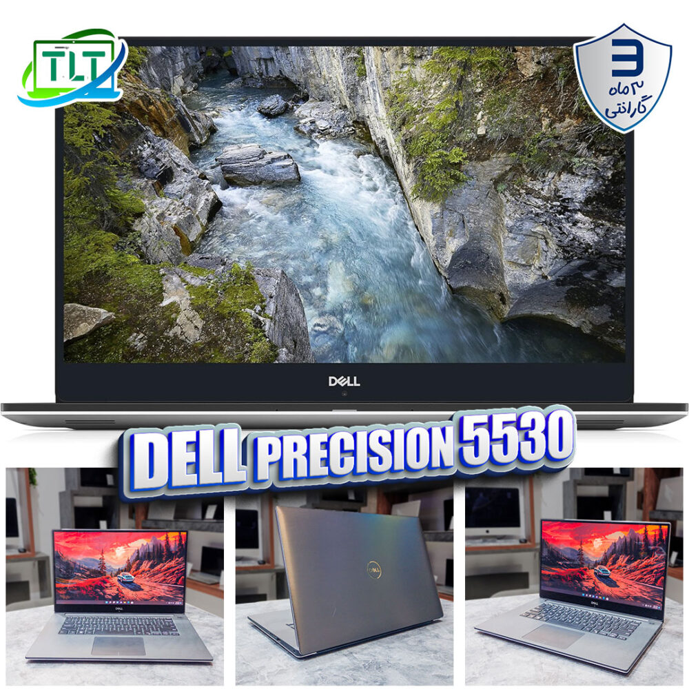 لپ تاپ گرافیکی لمسی Dell Precision 5530 Core i7 8850H 16DDR4 512SSD Quadro P1000 15.6inch 4k Touch Stock